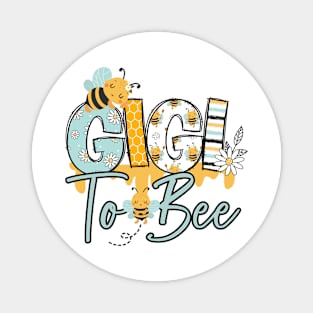 Gigi to bee-Buzzing with Love: Newborn Bee Pun Gift Magnet